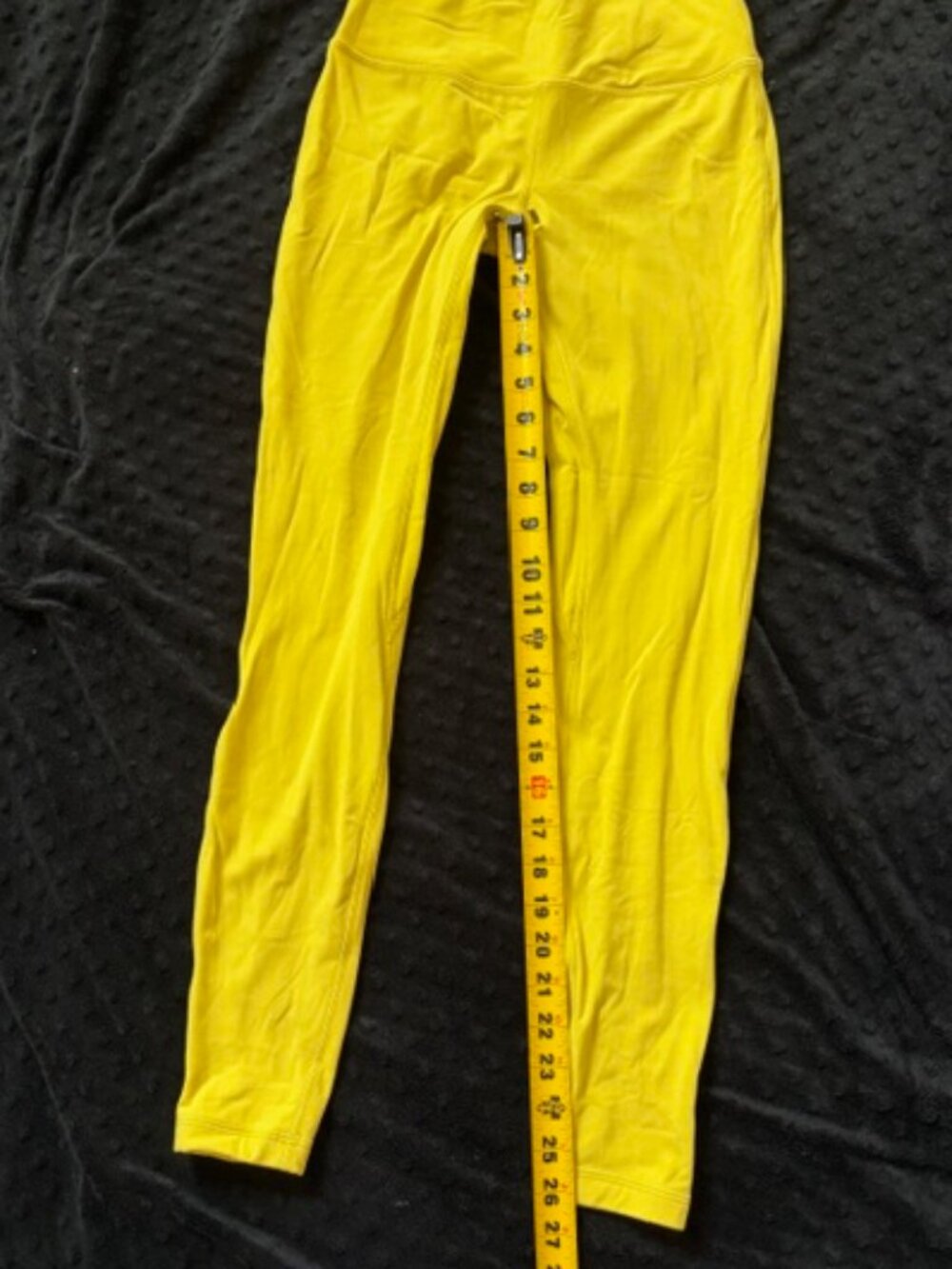 Lululemon Align High-Rise Leggings in Soleil (Bright Yellow) Size 6 - Picture 7 of 7